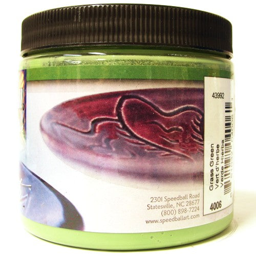 Esmalte Alta Temperatura Speedball 4006 Grass Green 450ml